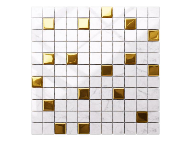 Mozaika szklana Ilcom marmur golden marble 30x30cm 1 szt.