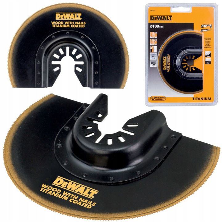 Półokrągły Brzeszczot Tytanowy Do Cięcia Drewna Dewalt 100mm 1 szt.