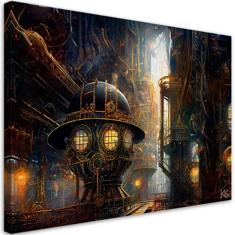 Obraz do salonu Feeby Steampunkowa Abstrakcja 90x60 cm 1szt