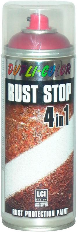 Lakier antykorozyjny Dupli Color Rust Stop RAL 9006 srebrny 0,4 l