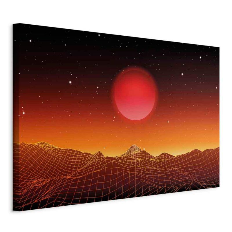 Obraz Artgeist Pejzaż futurystyczny 60 x 40 cm płótno włoskie 1 szt