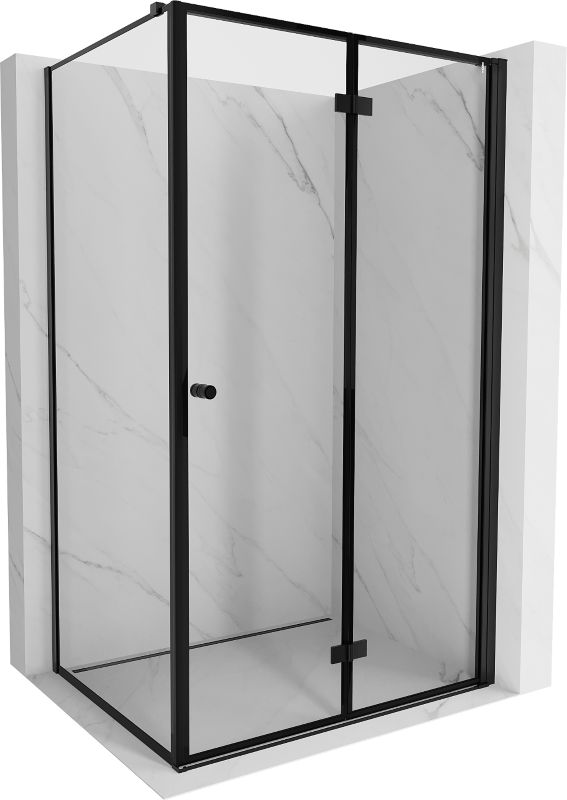 Kabina prysznicowa Mexen Mist-F T czarna 80 x 90 cm - 8A6T-080-090-70-70-P 1 szt.