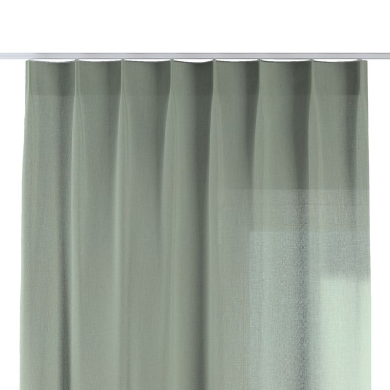 Zasłona na haczykach flex pojedynczych 130 x 260 cm Dekoria eukaliptusowo zielony 1 szt.
