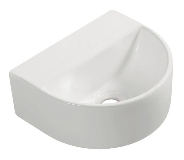 Umywalka Wiesbaden ceramiczna mała bez otworu 30x25x12cm 1szt
