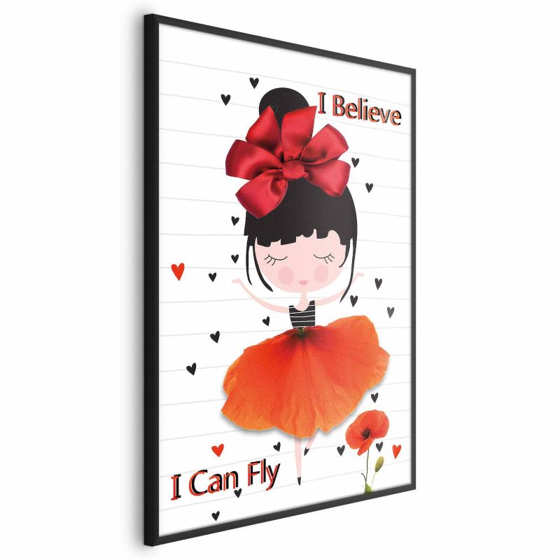 Plakat Artgeist Fly 40x60 cm z ramą czarną 1 szt