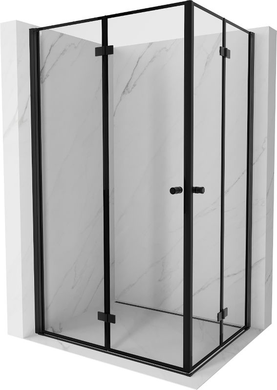Kabina prysznicowa Mexen Mist-F czarna 70 x 85 cm - 8A6-070L-085P-70-70 1 szt.
