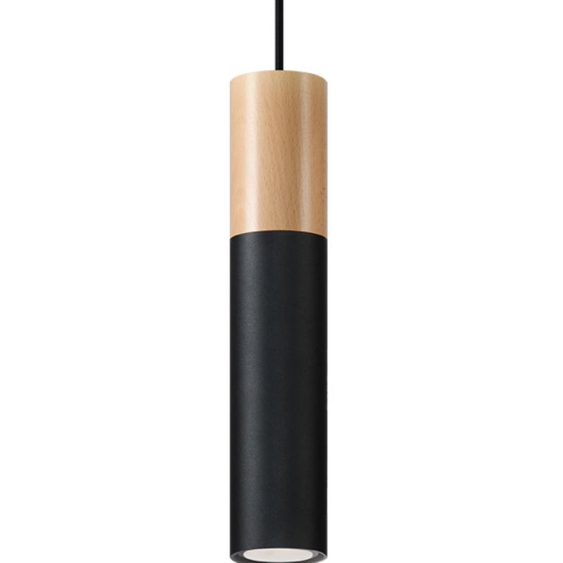 Lampa wisząca Sollux Lighting PABLO czarna 1 szt.