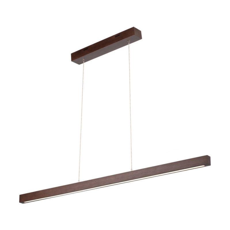 Drewniana Lampa Wisząca SPOT Light 1xLED 15W Drewno Bukowe Orzechowe FSC, Ściemniacz Dotykowy, 1 szt.