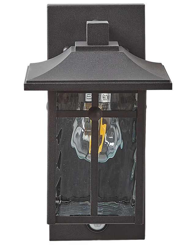 Lampa ścienna ogrodowa Teviot 30 cm Z czujnikiem ruchu Czarny 1 szt.