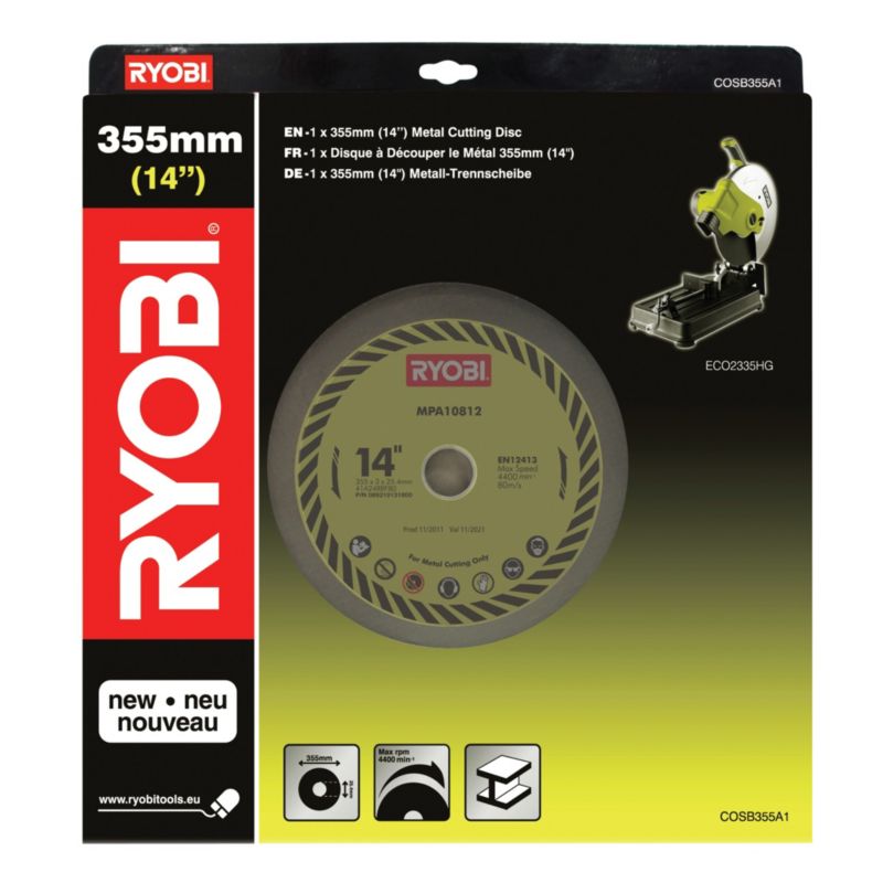 Tarcza do metalu Ryobi 1 x 355 mm1 szt.