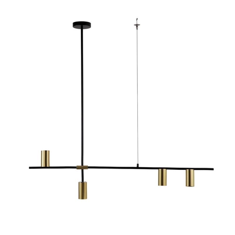 Lampa wisząca Light Prestige Arizona 4 x GU10 czarno-złota 1 szt.