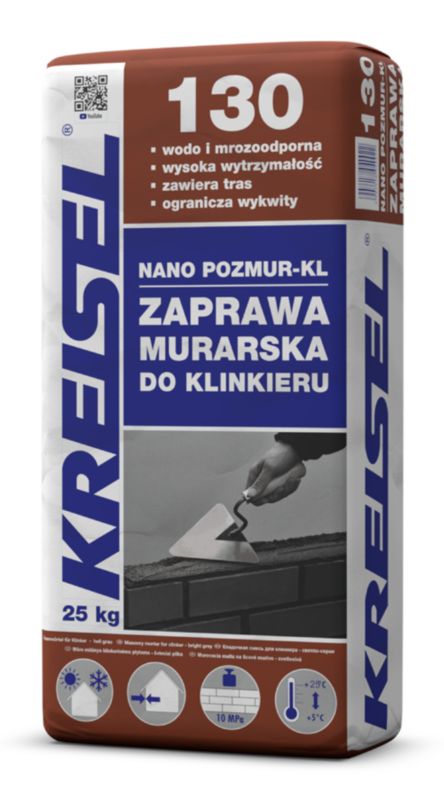 Zaprawa do klinkieru Kreisel 25 kg grafit