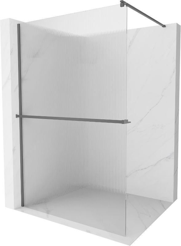 Ścianka prysznicowa Mexen Kioto+ gun metal 80x200 cm 800-080-121-95-091 szt.