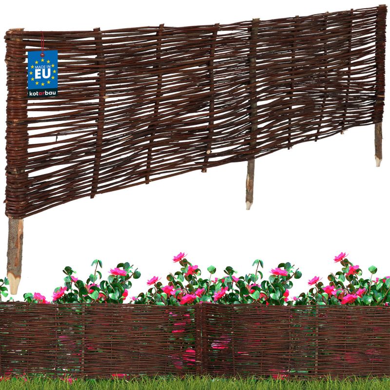 Płotek ogrodowy KOTARBAU wiklinowy 120x40 cm 1 szt.