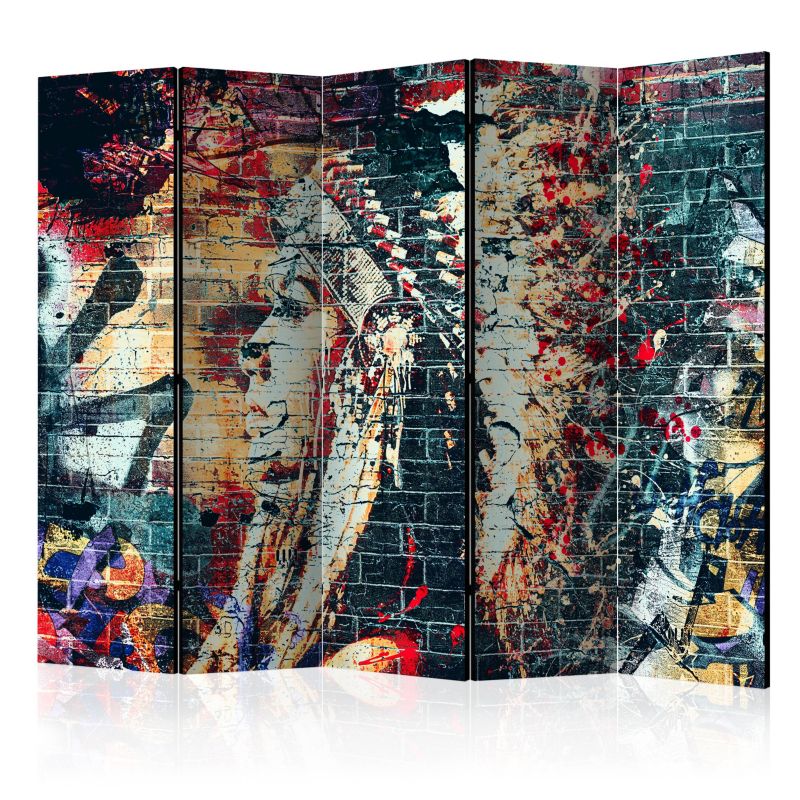 Parawan akustyczny Artgeist Ludzie 225x172 cm Ludzie 1 szt