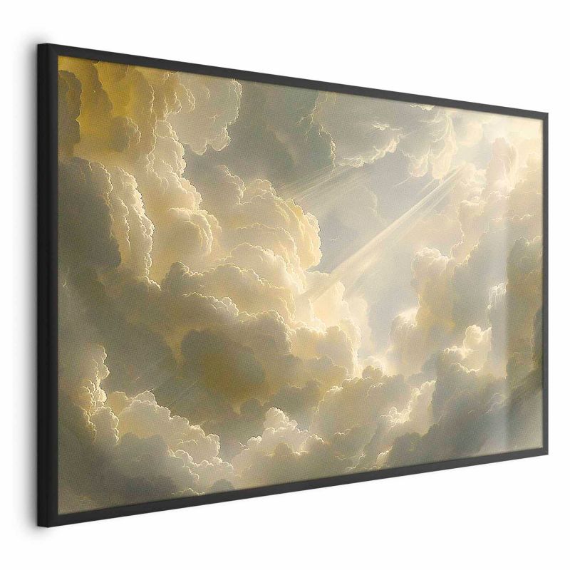 Plakat Artgeist Zachwycająca gra kolorów 90x60 cm z ramą czarną 1 szt