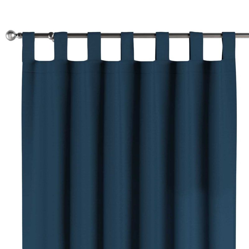 Zasłona na szelkach 1 szt. 130 x 260 cm Dekoria ocean blue (morski niebieski) 1 szt.