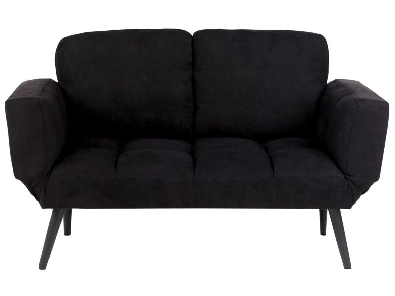 Sofa rozkładana Brekke Czarny 1 szt.