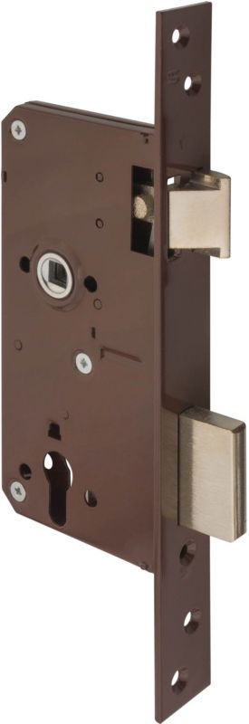 Zamek wpuszczany Metalplast Częstochowa 90/63,5 mm na wkładkę prawy