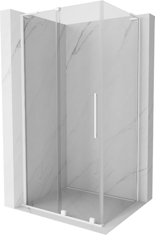 Kabina prysznicowa Mexen Velar L rozsuwana 120 x 75 cm transparent biała 1 szt.