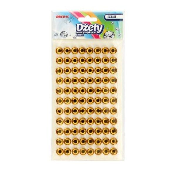 DŻETY 8MM ZŁ.SREB.CZER,ZIEL,NIEB,FI