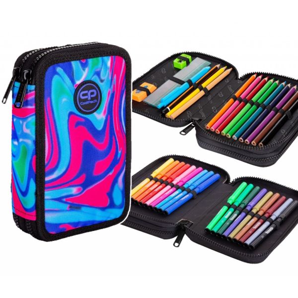 Coolpack Piórnik Jumper 2 podwójny z wyposażeniem MARBLE