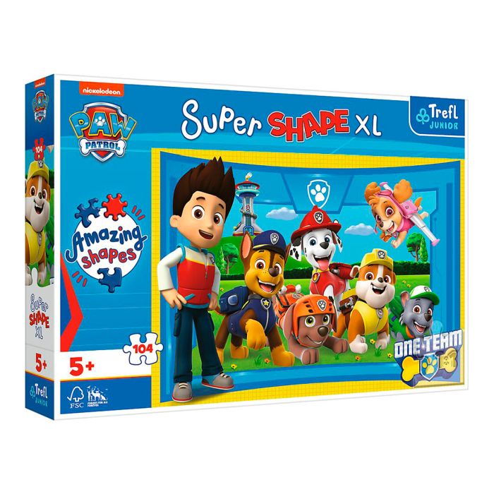 Puzzle Super Shape 104 el. XL Psi Patrol