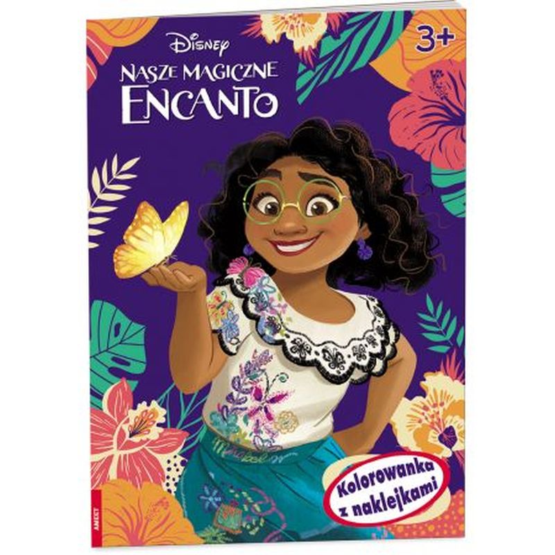 DISNEY ENCANTO. KOLOROWANKA Z NAKLEJKAMI