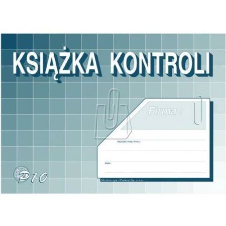 książka kontroli a5 0P10
