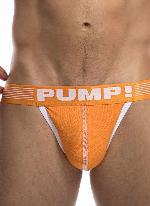 JOCKSTRAP MĘSKI PUMP! - CREAMSICLE JOCK ORANGE 15041