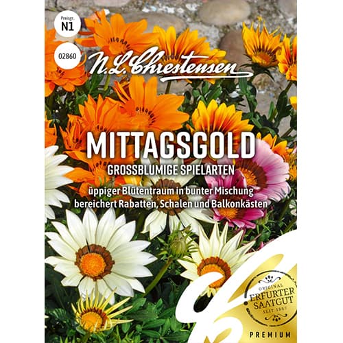 Gazania lśniąca wielkokwiatowa - Nasiona. Ilość w opakowaniu: 1 opak - GradinaMax