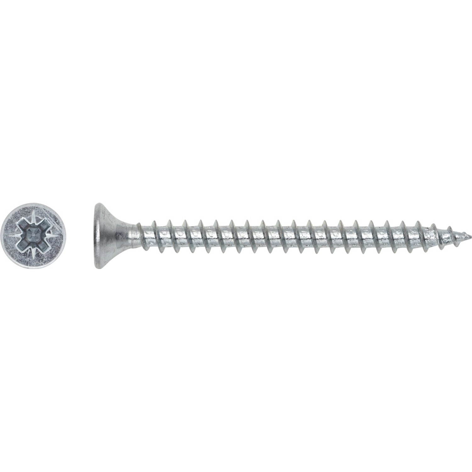 LUX Wkręt uniwersalny z łbem stożkowym płaskim TX 5 mm x 25 mm ocynk 20 szt
