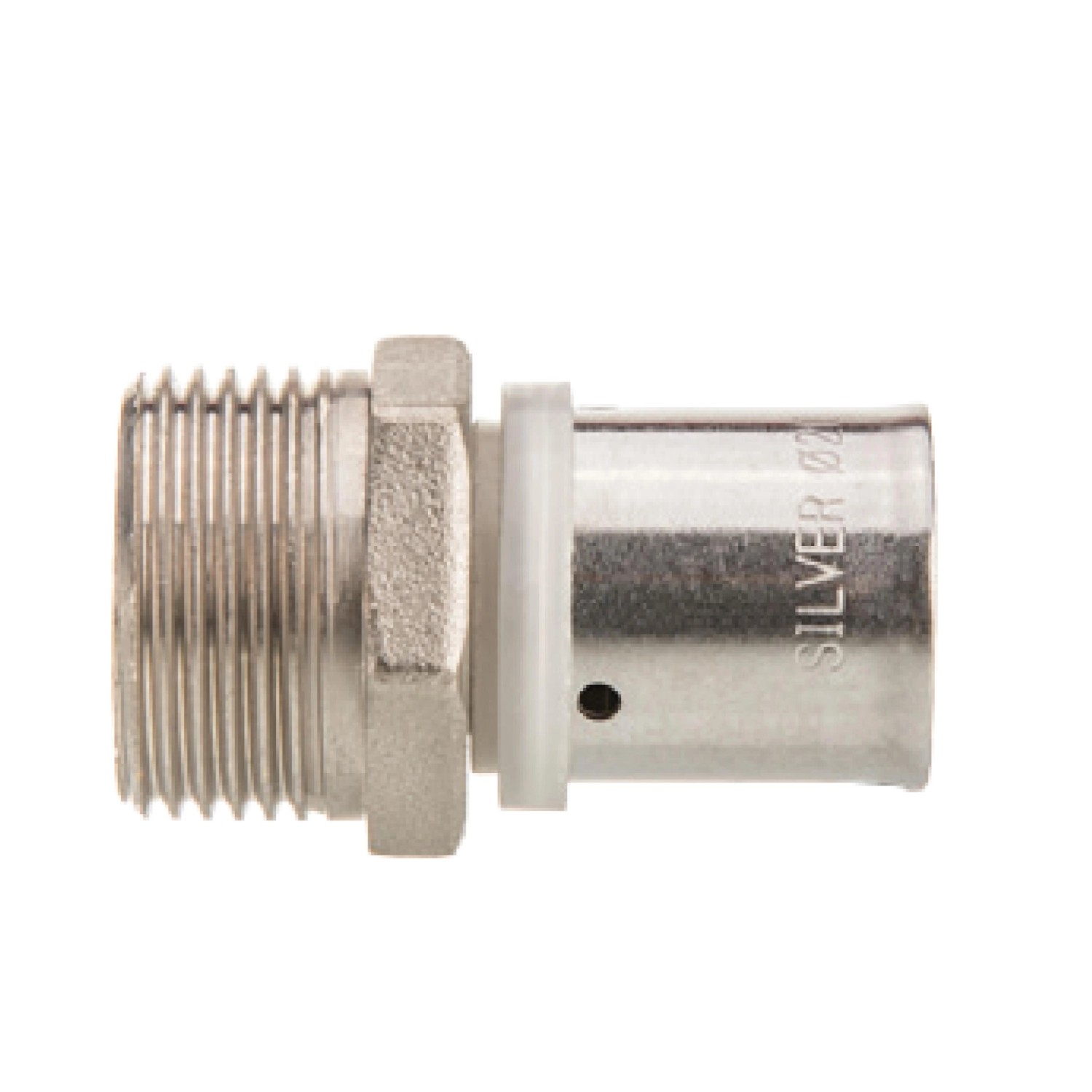 Invena Złączka gwint zew. 20 mm x 1/2"