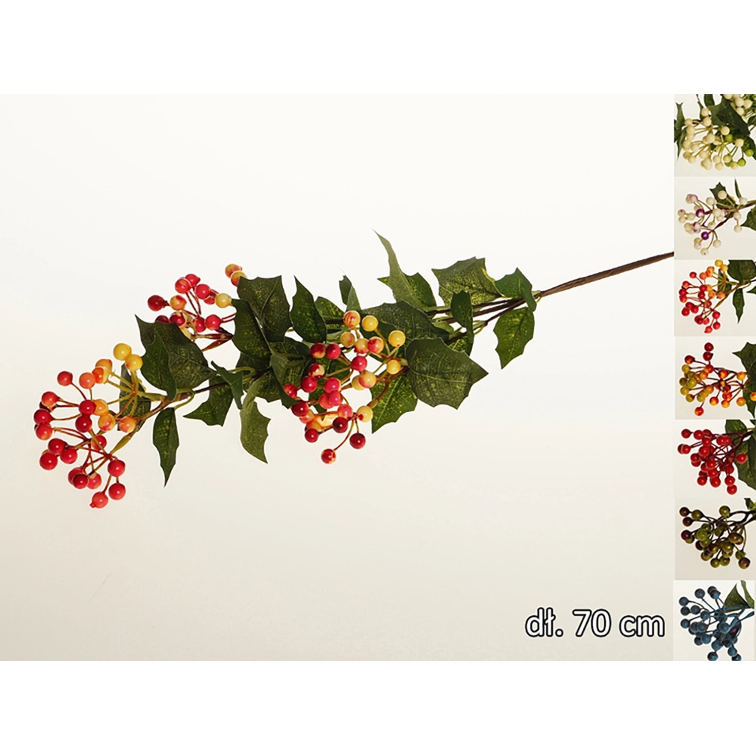 Gałązka ozdobna mix kolor 68 cm