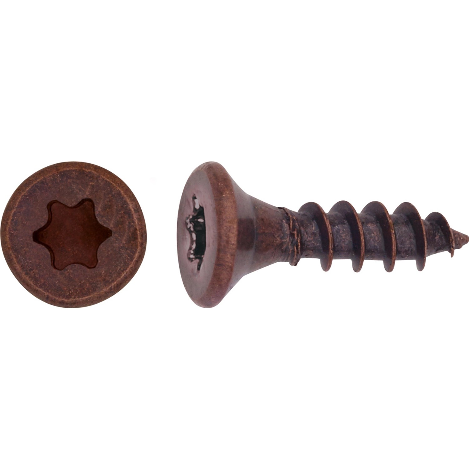 LUX Wkręt uniwersalny z łbem stożkowym TX 3 mm x 12 mm oksydowany 25 szt