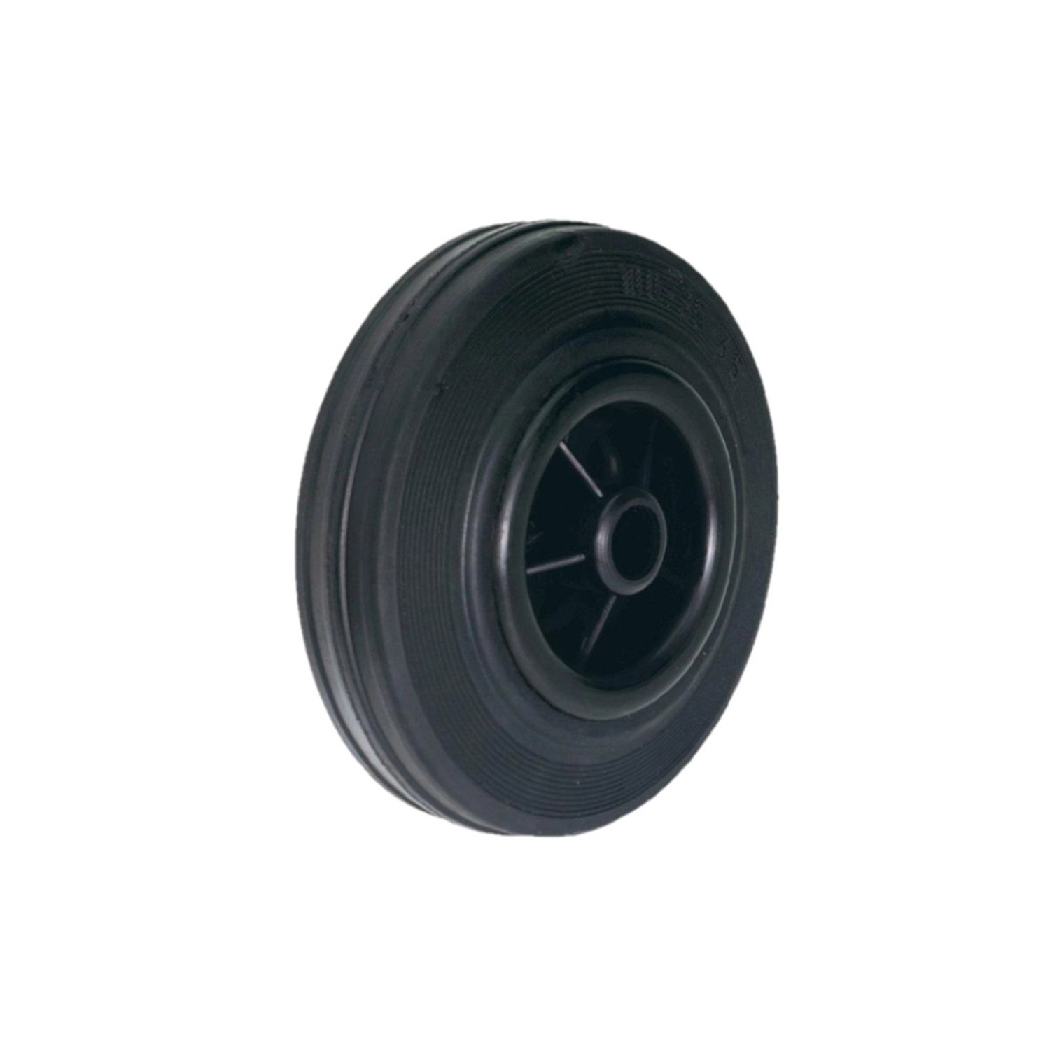 Domino Koło czarne 80mm 80kg guma