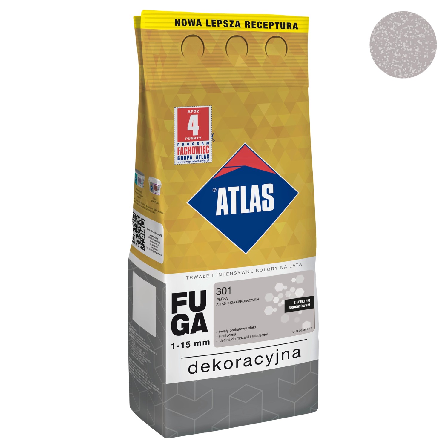 Atlas Fuga dekoracyjna 301 perła 2 kg