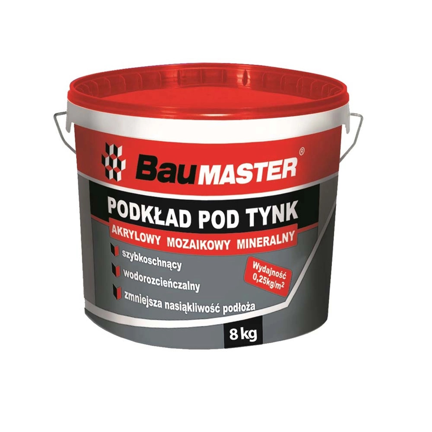 Baumaster Grunt pod tynk kolorowy 8 kg