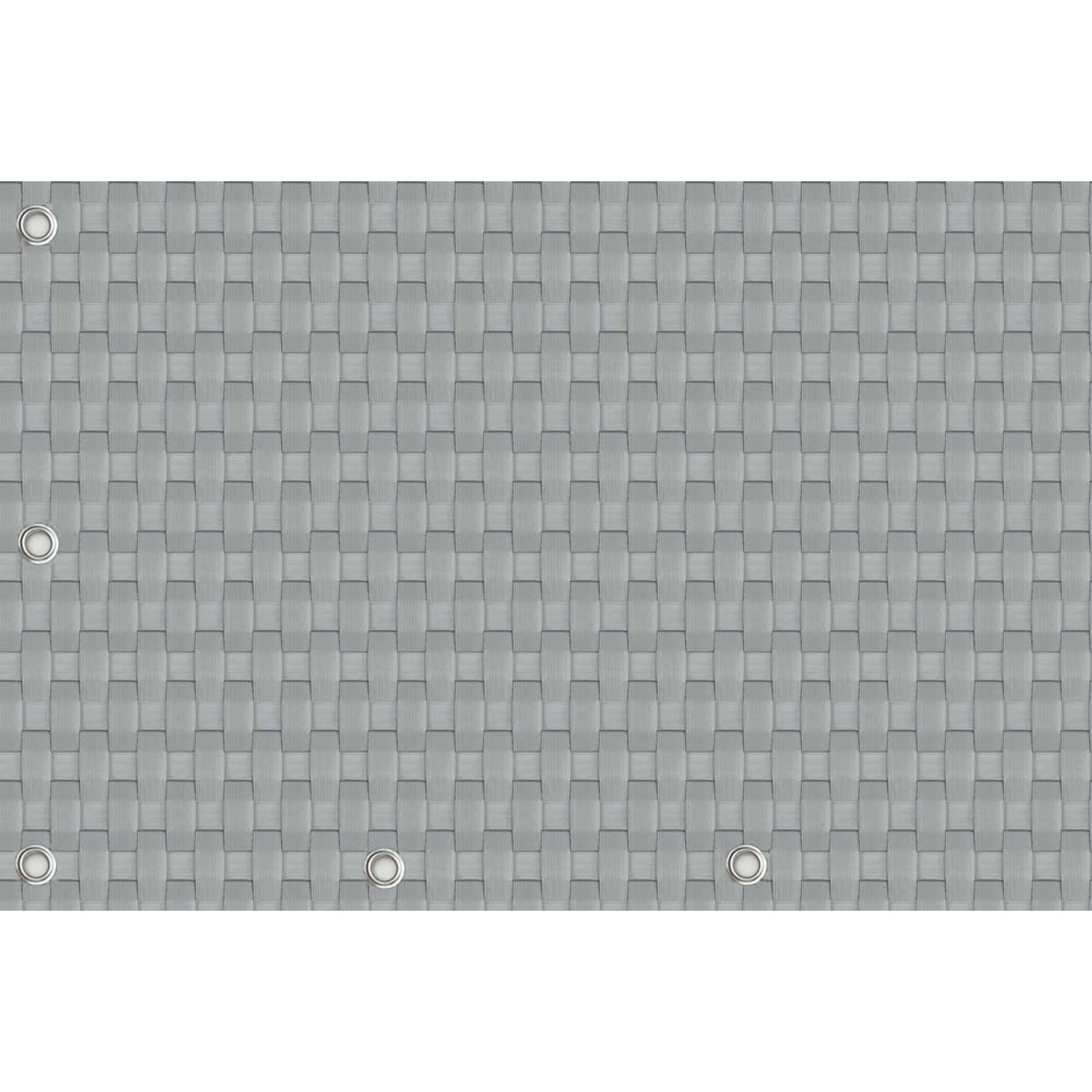 Mata rattanowa na wymiar szara - 10 x 100 cm