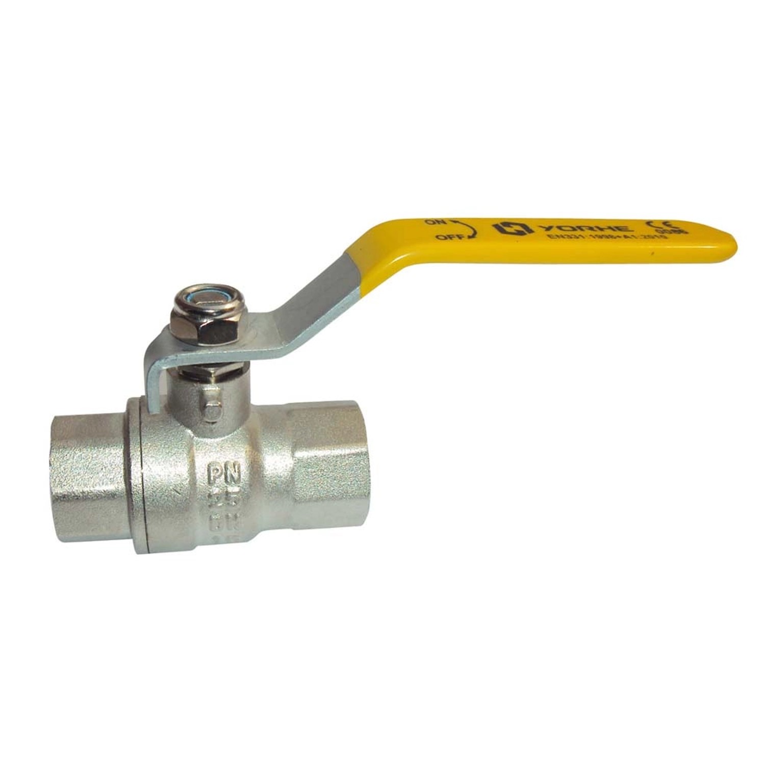 Invena Zawór gazowy z dźwignią GW/GW 3/4"