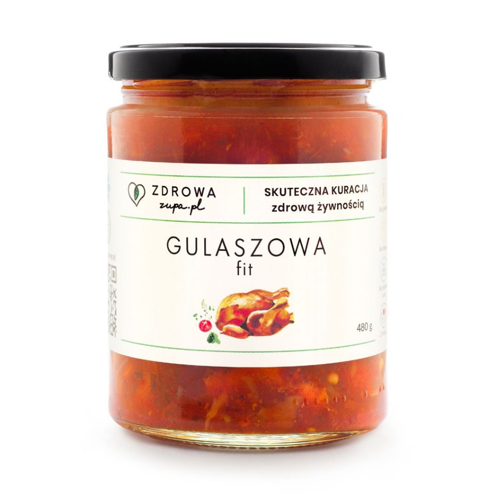 Gulaszowa fit z kurczakiem z wolnego wybiegu bezglutenowa 540 ml