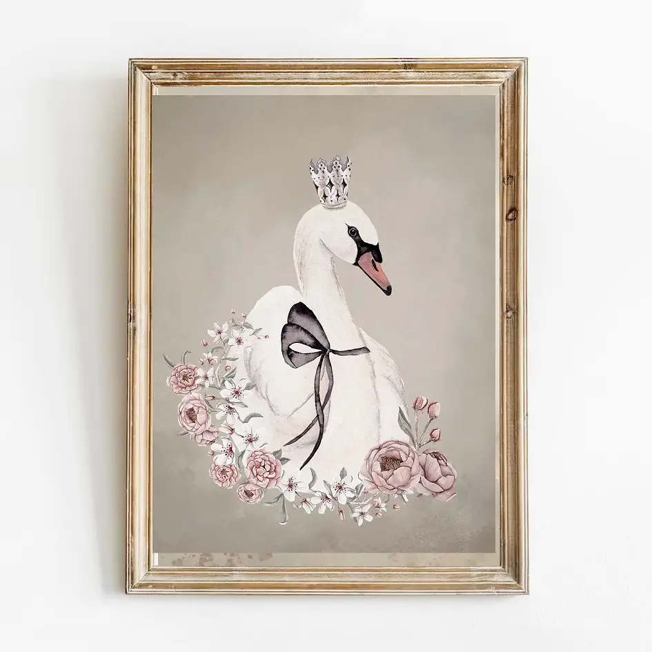 Plakat do pokoju dziecka Swan Queen Crown - Sam plakat A3