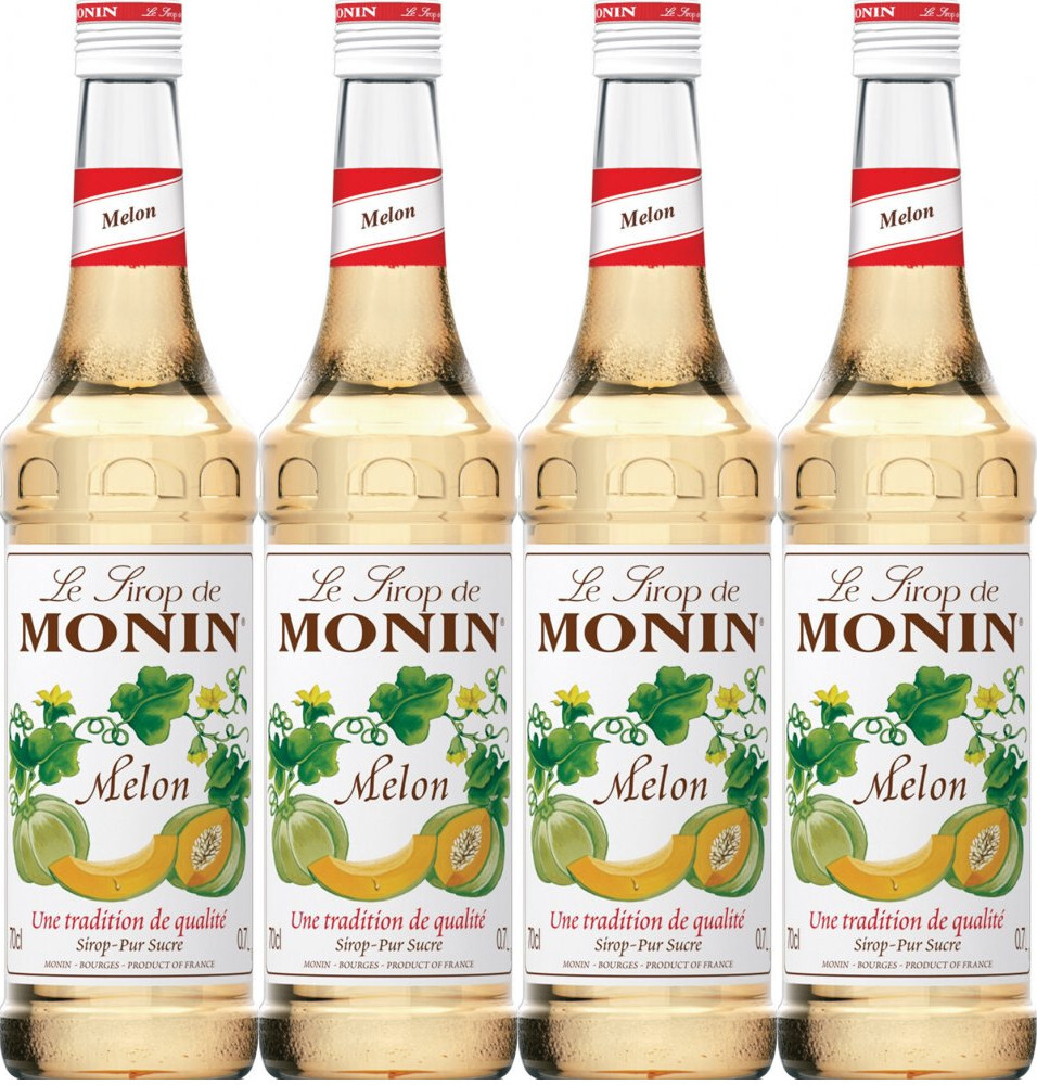 4x Syrop Monin, melon, 700ml