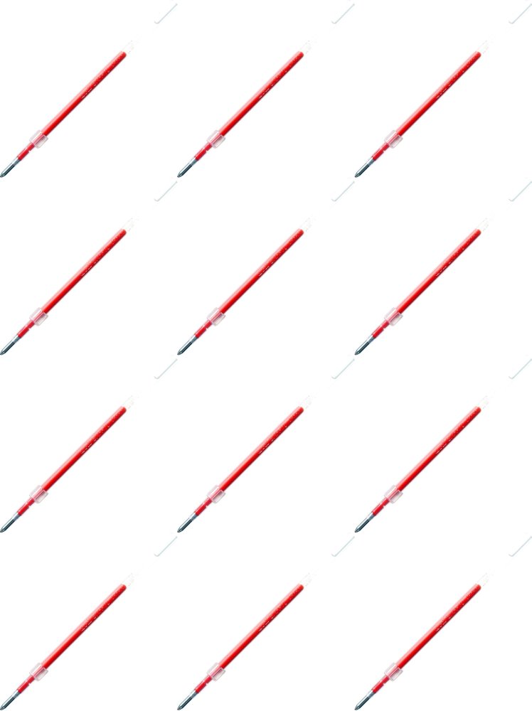 12x Wkład UNI, SXR-71, do długopisu SXN-101, 0.7mm, czerwony