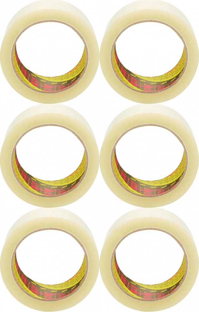 6x Taśma pakowa Scotch 309 (S5066F6), akrylowa, 50mmx66m, transparentny