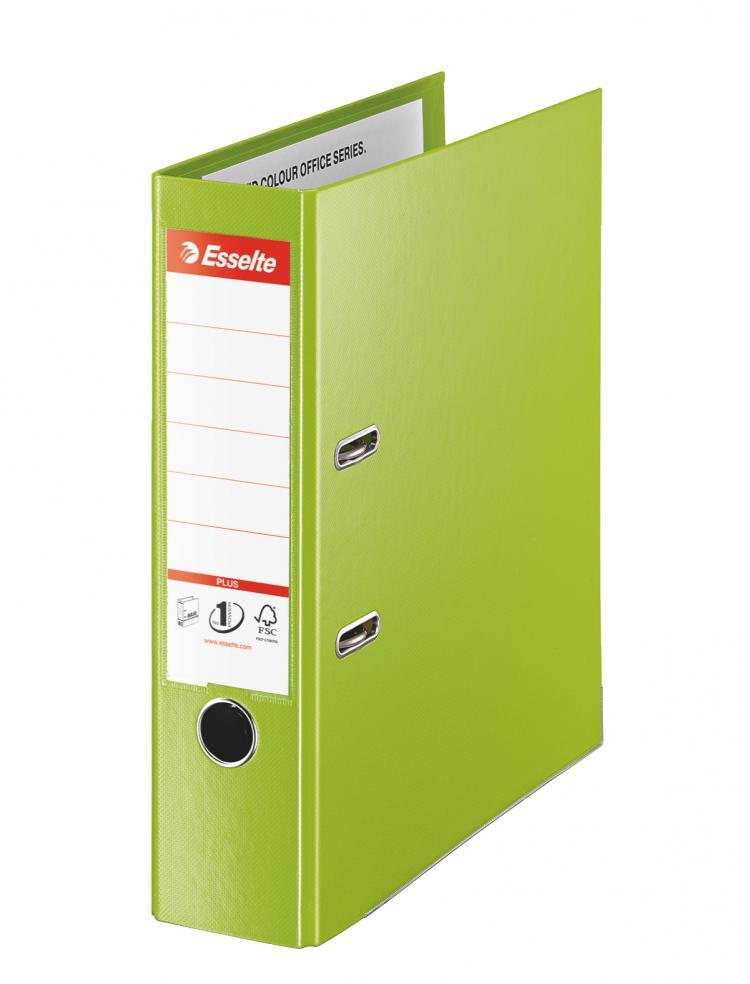 Segregator A4 Esselte No.1 Vivida Plus, 80mm, do 600 kartek zielony