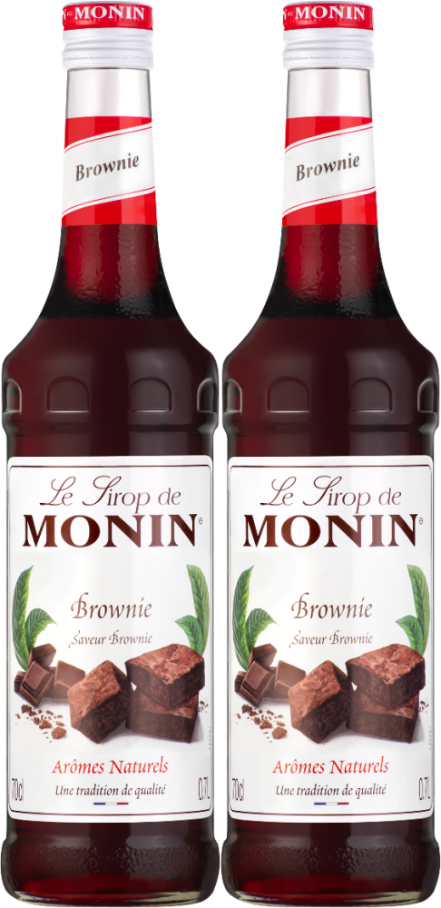 2x Syrop Monin Brownie, ciasteczko czekoladowe, 700ml