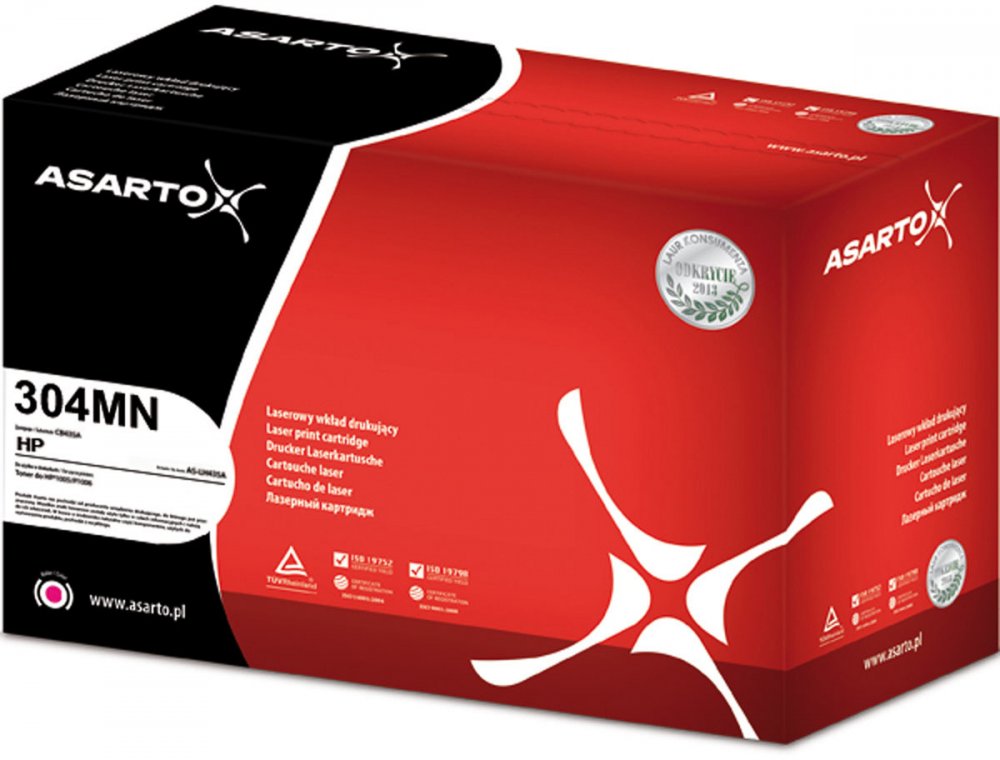 Toner Asarto AS-LH531AN 304A CRG-718 (CC531A), 2800 stron, cyan (błękitny)