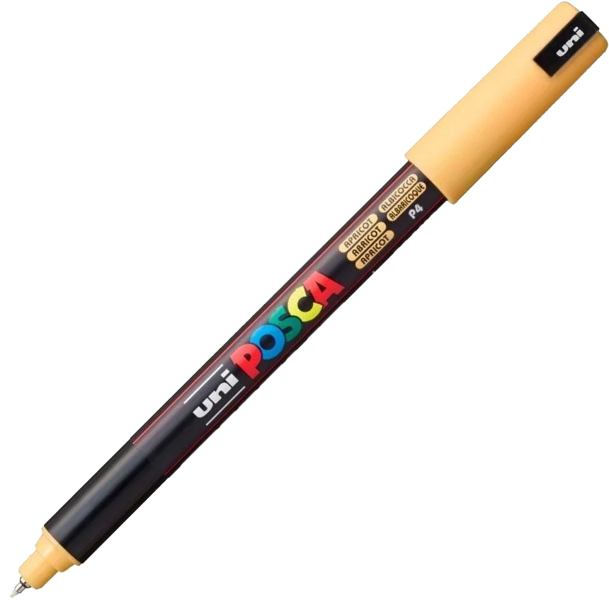 Marker Posca PC-1MR, z farbą plakatową, 0.7mm, pastelowy morelowy