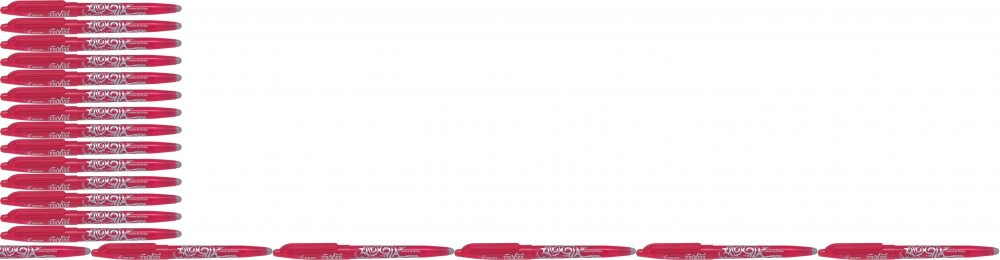 24x Pióro kulkowe wymazywalne Pilot Frixion Ball, 0.7mm, różowy